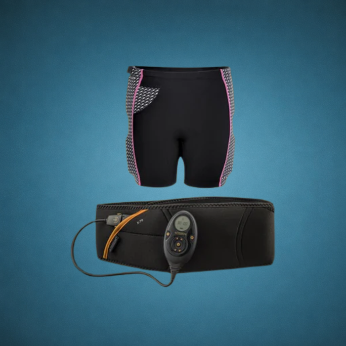 Abs7 Abdominal Toning Belt & Bottom Toner Women Bundle ( includes controller)